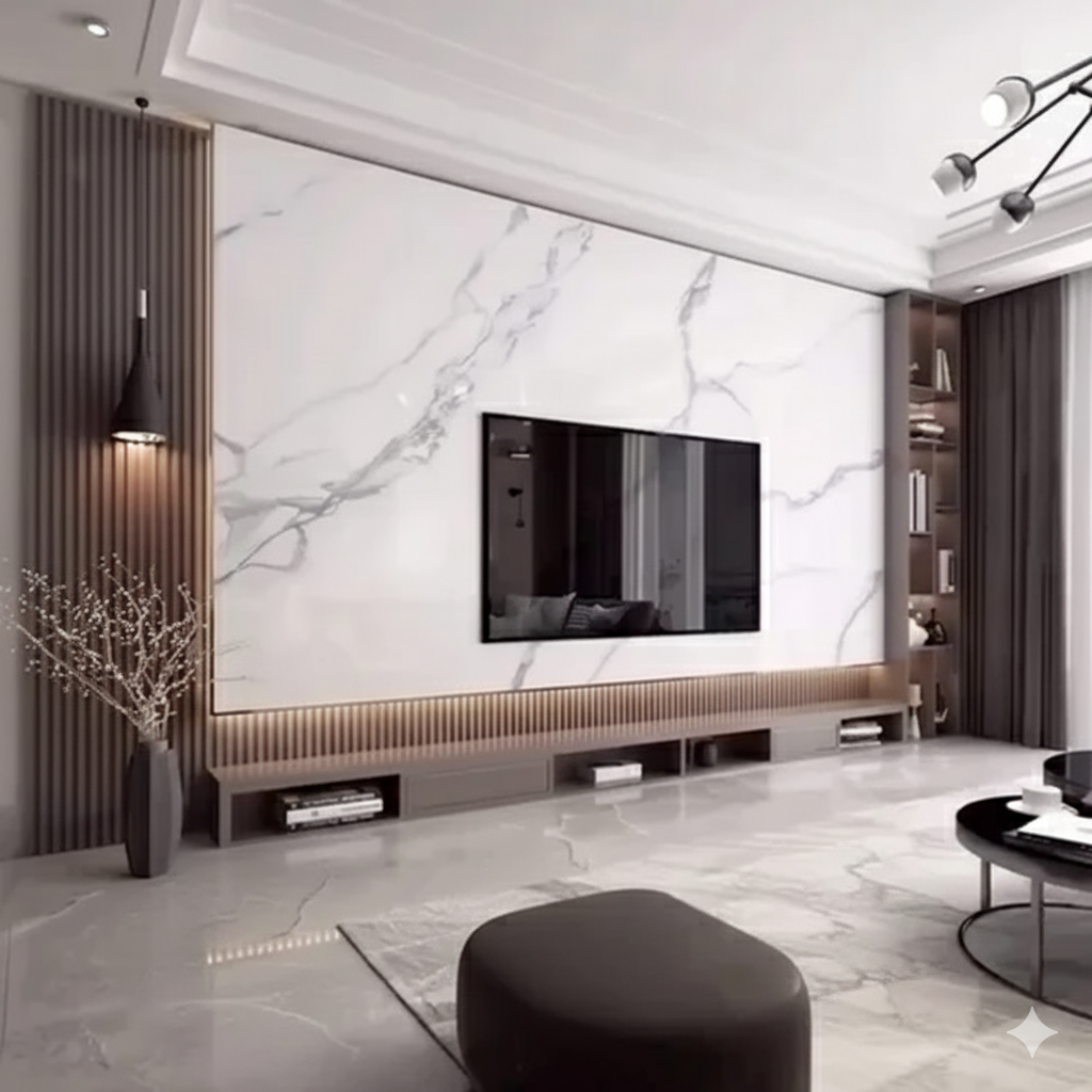 PVC marble wall panels